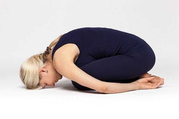 La posa del bambino (Balasana)
