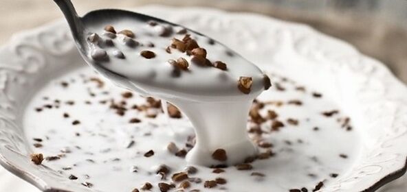 Dieta del grano saraceno con kefir